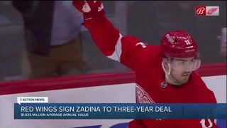 Red Wings re-sign Filip Zadina to three-year deal