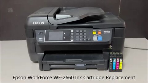 How to Replae the Ink Cartridges in an Epson WorkForce WF-2660 Printer