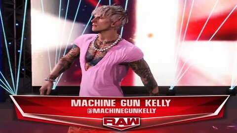 Machine Gun Kelly Entrance WWE 2k22