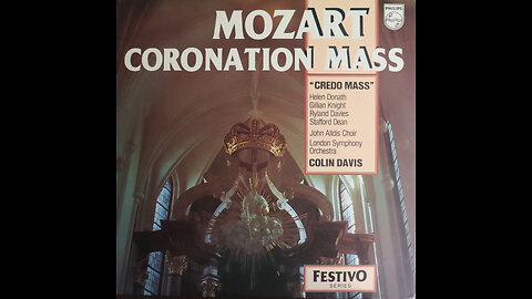 Mozart - Credo Mass K 257, Coronation Mass K 317 - Colin Davis, London Symphony (1971) [Complete LP]