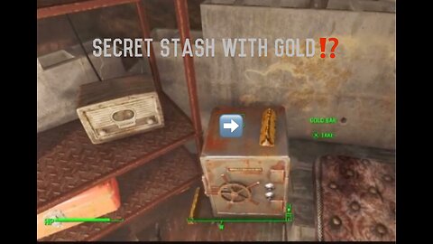 I found a cellar with gold??!! Fallout 4 sanctuary hills