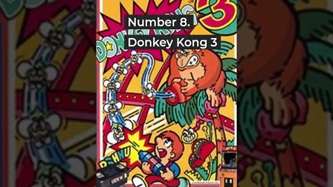 Top 10 Games of 1983 | Number 8: Donkey Kong 3 #shorts