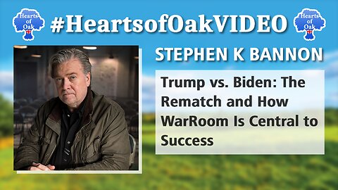 Stephen K Bannon - Trump vs Biden: The Rematch and How WarRoom Is Central to Success