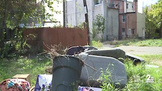 North Carlton Street looks more like a dirty alleyway than a street