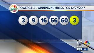 Powerball winning numbers announced