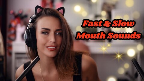ASMR Gina Carla 🫦 Slow and Fast Mouth Sounds!