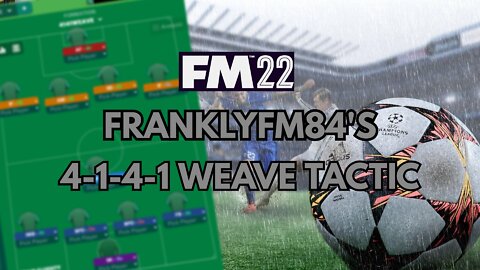 4-1-4-1 WEAVE TACTIC | ASSIST KINGS | NEW 4141 | FM22 | FOOTBALL MANAGER 2022 | POWER OF 4