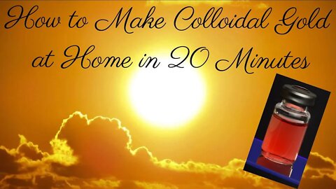 Gold Nano Healing: How to Make Colloidal Gold at Home + My Own Review (Part 1) (11.11)