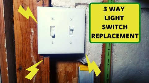 3 way light switch replacement. Simple way to prevent house fires.