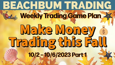 Make Money 💰 Trading this Fall 🍂 | [Weekly Trading Game Plan] 10/2 – 10/6/23 | Part 1