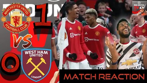 Marcus Rashford Scores Late Winner Against West Ham | Manchester United 1- 0 West Ham