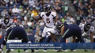 Teddy Bridgewater named starting quarterback for Denver Broncos
