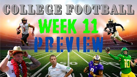 NCAAF: Week 11 Preview