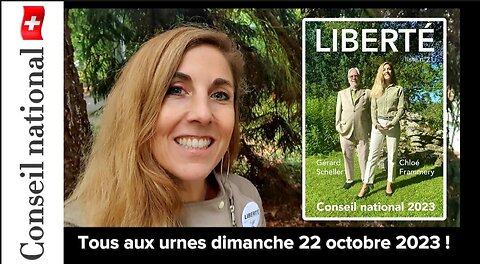 Dernière ligne droite ! LIBERTÉ dimanche 22 octobre 2033 pour la Suisse🕊🇨🇭