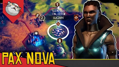 Um Civilization com Varios Planetas - Pax Nova [Conhecendo o Jogo Gameplay Português PT-BR]