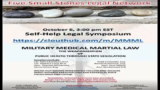 MILITARY – MEDICAL - MARTIAL LAW SYMPOSIUM - 10-6-22