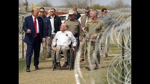 Former President Donald Trump & Biden Visit Border Ahead Of Super Tuesday