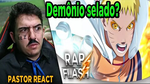 PASTOR REAGINDO NARUTO RAP | "Até me tornar Hokage" | Flash Beats (Naruto) (Prod. WB) | REACT