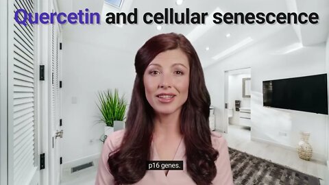 QUERCETIN and cellular SENESCENCE | OLD CELL becoming quiescent | p21 and p16 GENES | QUERCETIN EFFE