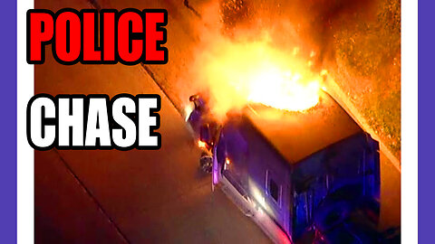 Late Night Big Rig Chase Ends In A Blaze of Glory