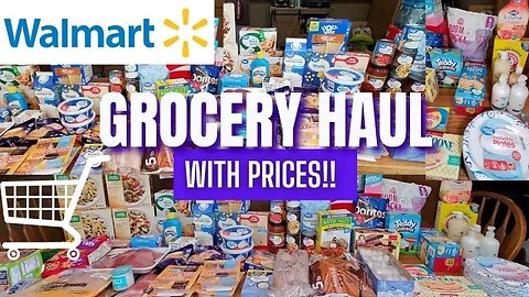 🛒NEW!! GROCERY HAUL | WITH PRICES | WALMART | 2022