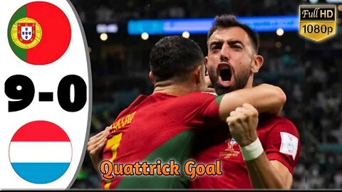 portugal vs Luxembourg 9-0 Highlights & All Goals° Hasil Kualifikasi Euro 2024 Tadi Malam