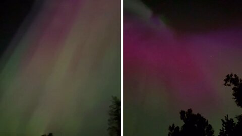 Mesmerizing video shows the Aurora Borealis over Chilliwack, Canada