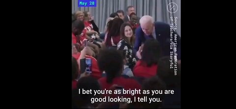 Joe Biden making kids uncomfortable