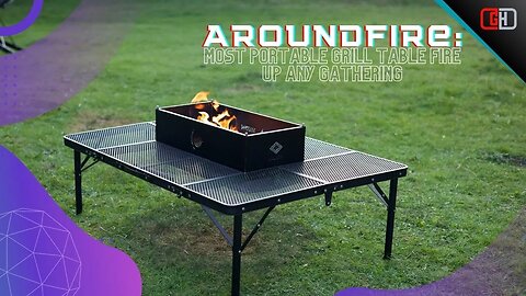 AroundFire: Most Portable Grill Table Fire Up Any Gathering