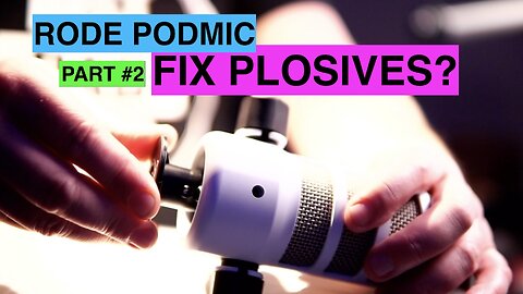 Fix Mic Plosives - Rode Podmic Mod (Part #2)