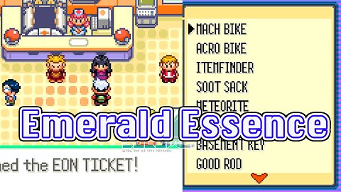 Pokemon Emerald Essence - GBA Hack ROM, You can catch all Pokemon in Pokemon Ruby/Sapphire/Emerald