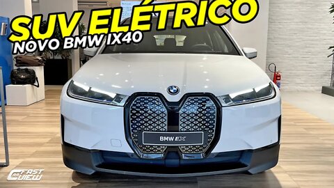 NOVO BMW IX xDRIVE 40 2022 SUV ELÉTRICO COM 425 KM DE AUTONOMIA E DESIGN FUTURISTA!