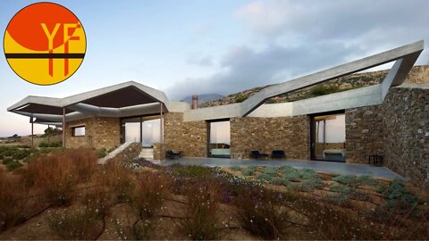 Tour In Hourglass Corral House By DECA Architecture In MILOS, GREECE