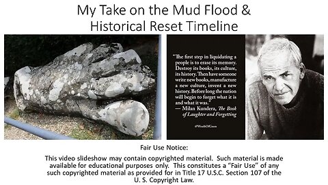 Michelle Gibson: My Take on the Mud Flood & Historical Reset Timeline
