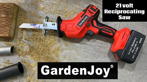 GardenJoy 21volt Reciprocating Saw - Test and Review