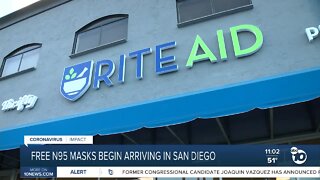 Free N95 masks begin arriving in San Diego
