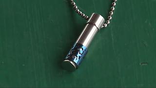 Necklace containing ashes found in Woodhaven park
