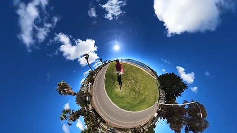 Blasian Babies DaDa Enjoys Sunny Walkaround Of De Anza Cove Park With His GoPro Max 360 Camera!