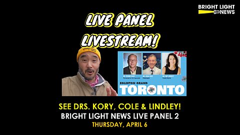 Livestream Available for Live Panel 2 with Drs. Ryan Cole, Pierre Kory and Kat Lindley!