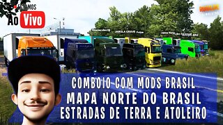 MAPA BRASILEIRO PARA EURO TRUCK SIMULATOR 2 NORTE BRASIL COMBOIO COM MODS BRASILEIROS ETS2 1.42