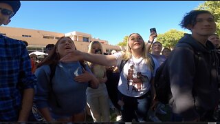 Univ of New Mexico: In The Midst of the MOST Raging, Hostile Crowd I've Ever Encountered, One Student Rededicates His Life Back to the Lord Jesus