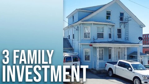 3 Family Investment Property for Sale in Fall River, MA