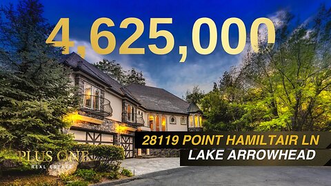 SOLD by Josh Reef - $4,625,000 Waterfront Tudor Style Mansion in Stunning Lake Arrowhead, California