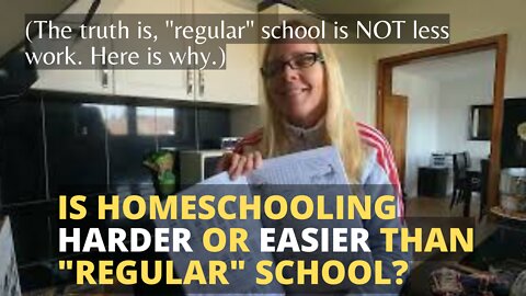 THE TRUTH - Homeschooling is WAAAAY Easier. Even with Autistic or Apraxia Children