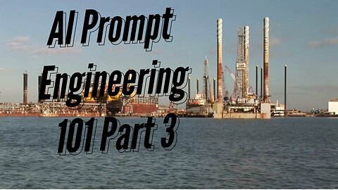 AI Prompt Engineering 101 Part 3 is an intermediate to advanced video.
