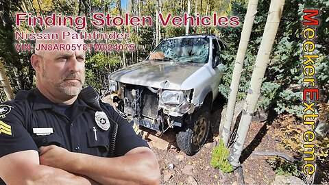 Out in the woods finding Abandoned/Stolen vehicles!