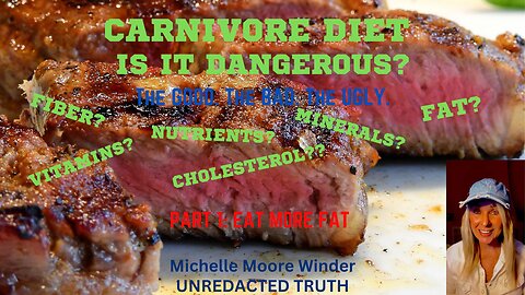 CARNIVORE DIET: IS it DANGEROUS?? (PT 1/4) EAT MORE FAT!