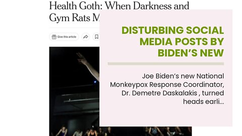 Disturbing Social Media Posts by Biden’s New Monkeypox Czar Reveal Obsession with Pentagrams, S...