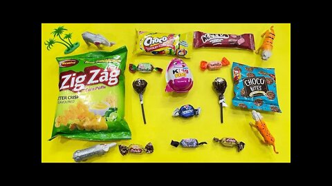 Some Lot's Of Candies | ZigZag Corn Puffs Mello Chocolate Unboxing Video | Satisfying videos ASMR