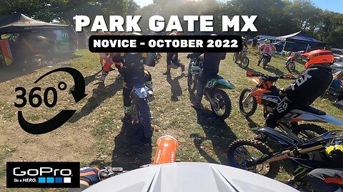 Park Gate MX Track | 360 GoPro Max Video | Novice Group October 2022
